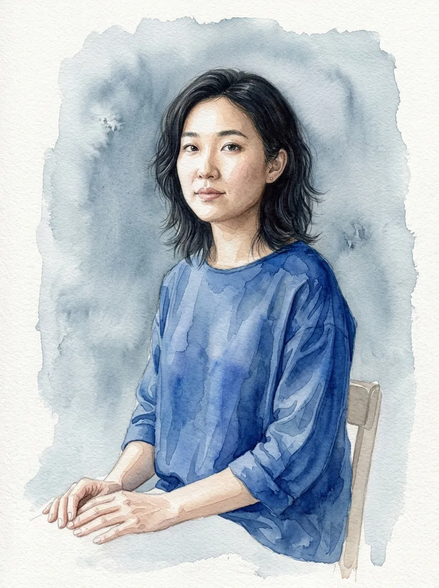 Soft portrait wash